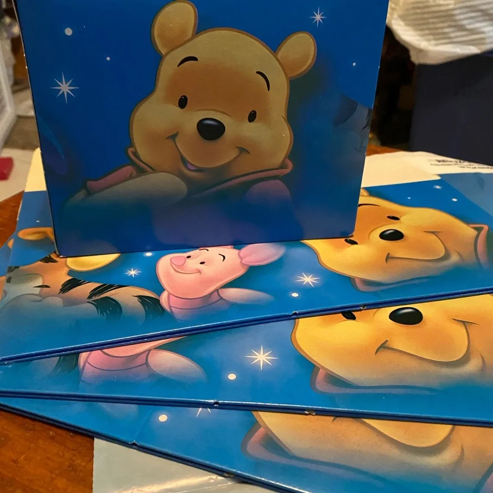 15-1 Deal- Disney Store Shopping Bags/ Winnie Pooh Boxes